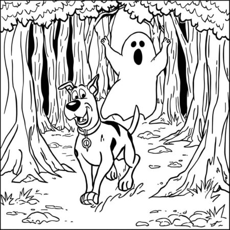 Scooby Doo Aventura (Desenho para Colorir)