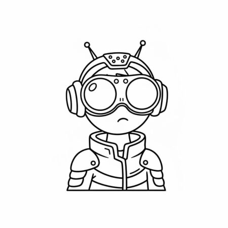 Sprunki Astronauta (Desenho para Colorir)