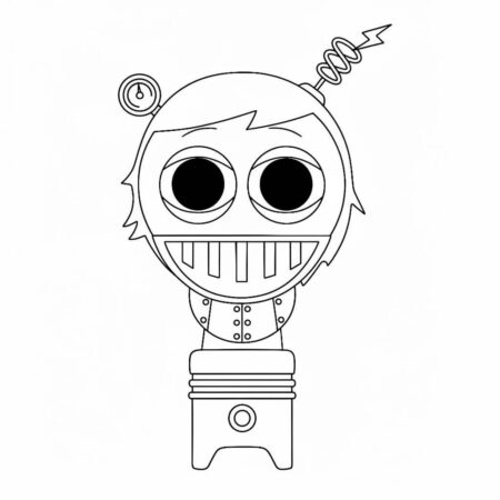 Sprunki Divertido (Desenho para Colorir)