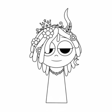 Sprunki Encantadora (Desenho para Colorir)