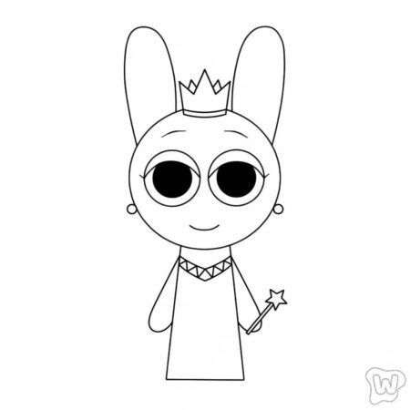 Sprunki Fada (Desenho para Colorir)
