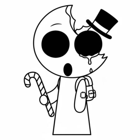 Sprunki Fantasioso (Desenho para Colorir)