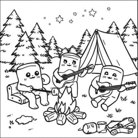 Squishmallows Aventura (Desenho para Colorir)