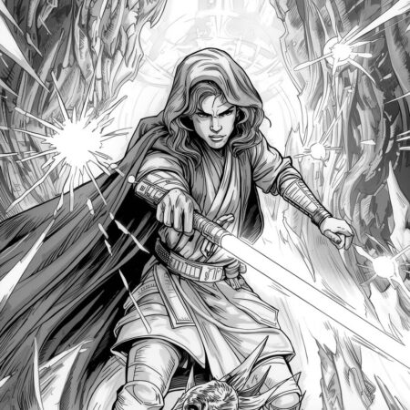 Star Wars Fantasia (Desenho para Colorir)