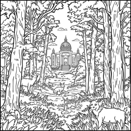 Star Wars Natureza (Desenho para Colorir)