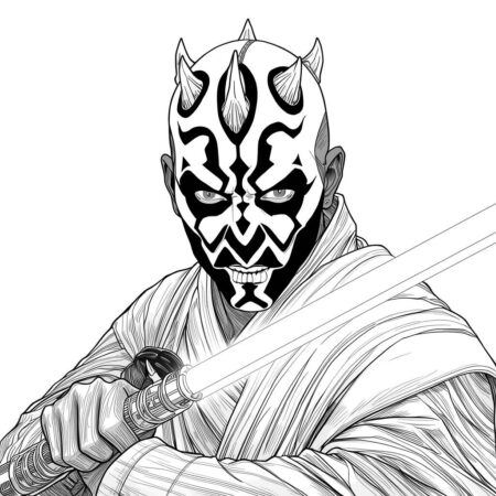 Star Wars Realista (Desenho para Colorir)