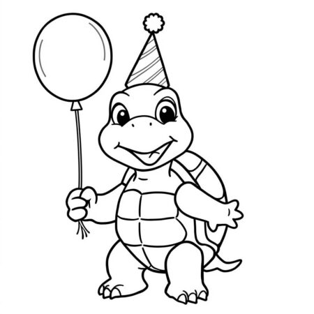 Tartaruga para Criancas (Desenho para Colorir)