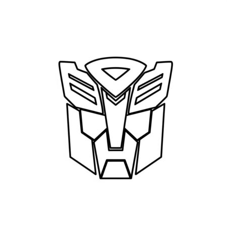 Transformers Decepticon Logo (Desenho para Colorir)