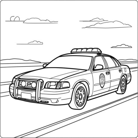 Veiculo de Emergencia (Desenho para Colorir)